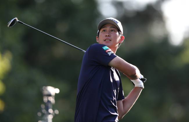 BMW PGA, Golf Herren Championship, Round 2, DP World Tour, European Tour, Wentworth Golf Club, Surrey, UK. - 15th September 2023. Rikuya Hoshino of Japan. - BMW PGA Championship, Round 2, DP World Tour, European Tour, Wentworth Golf Club, Surrey, UK. - 15th September 2023. Surrey Wentworth Golf Course United Kingdom Copyright: xDanxWeirx CP_BMW_PGA_Championship_Round_2_55