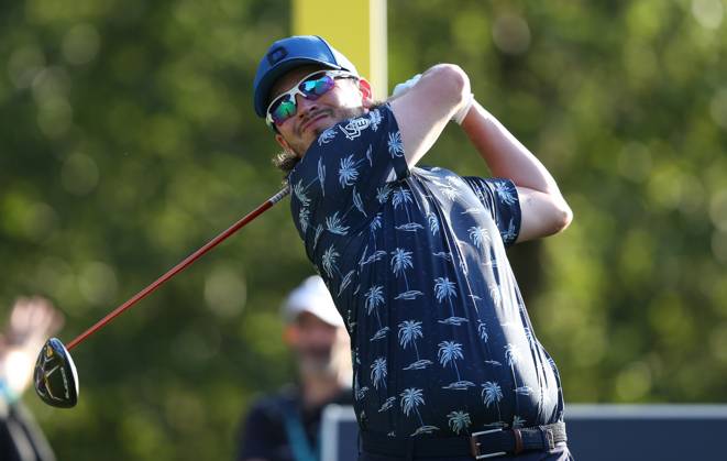 BMW PGA, Golf Herren Championship, Round 2, DP World Tour, European Tour, Wentworth Golf Club, Surrey, UK. - 15th September 2023. Ewen Ferguson of Scotland. - BMW PGA Championship, Round 2, DP World Tour, European Tour, Wentworth Golf Club, Surrey, UK. - 15th September 2023. Surrey Wentworth Golf Course United Kingdom Copyright: xDanxWeirx CP_BMW_PGA_Championship_Round_2_57