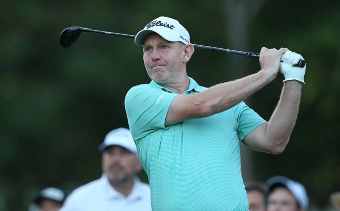 BMW PGA, Golf Herren Championship, Round 2, DP World Tour, European Tour, Wentworth Golf Club, Surrey, UK. - 15th September 2023. Stephen Gallacher of Scotland. - BMW PGA Championship, Round 2, DP World Tour, European Tour, Wentworth Golf Club, Surrey, UK. - 15th September 2023. Surrey Wentworth Golf Course United Kingdom Copyright: xDanxWeirx CP_BMW_PGA_Championship_Round_2_63