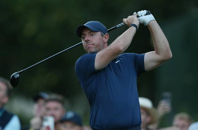 BMW PGA, Golf Herren Championship, Round 2, DP World Tour, European Tour, Wentworth Golf Club, Surrey, UK. - 15th September 2023. Rory McIlroy of Northern Ireland and Team Europe. - BMW PGA Championship, Round 2, DP World Tour, European Tour, Wentworth Golf Club, Surrey, UK. - 15th September 2023. Surrey Wentworth Golf Course United Kingdom Copyright: xDanxWeirx CP_BMW_PGA_Championship_Round_2_70