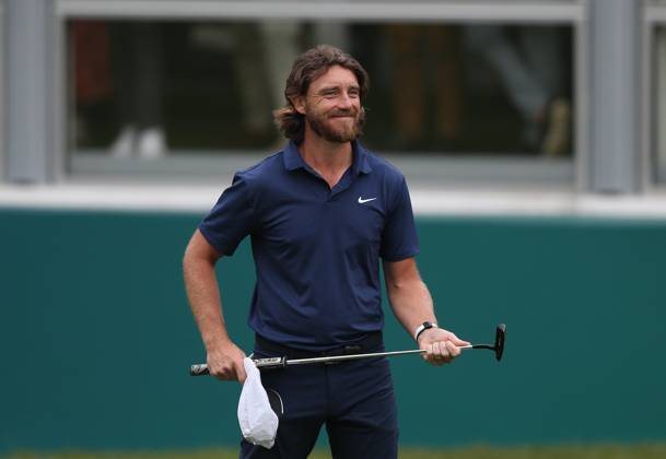 BMW PGA, Golf Herren Championship, Round 4, DP World Tour, European Tour, Wentworth Golf Club, Surrey, UK. - 17th September 2023. Tommy Fleetwood of England and Team Europe. - BMW PGA Championship, Round 4, DP World Tour, European Tour, Wentworth Golf Club, Surrey, UK. - 17th September 2023. Surrey Wentworth Golf Course United Kingdom Copyright: xDanxWeirx CP_BMW_PGA_Championship_Round_4_122