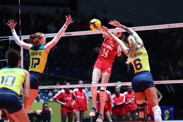 Volleyball, Women, Olympic Qualifier Brazil - Turkey