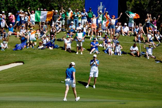 2023 Solheim Cup, Finca Cortesin, Andalucia, Spain 24 9 2023 Leona Maguire Leona Maguire 24 9 2023  Copyright: x INPHO MartinxSirasxLimax _MS09937
