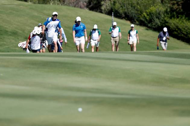 2023 Solheim Cup, Finca Cortesin, Andalucia, Spain 24 9 2023 Leona Maguire Leona Maguire 24 9 2023  Copyright: x INPHO MartinxSirasxLimax _MSL8152