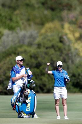 2023 Solheim Cup, Finca Cortesin, Andalucia, Spain 24 9 2023 Leona Maguire Leona Maguire 24 9 2023  Copyright: x INPHO MartinxSirasxLimax _MSL8405