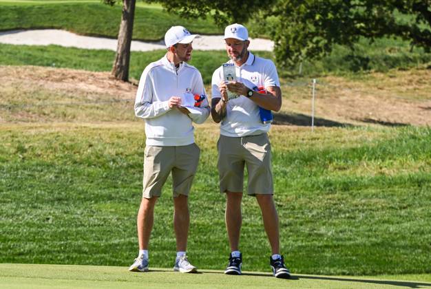 Ryder Cup 2023, Practice and Previews, Golf, Marco Simone Golf & Country Club, Rome, Italy - 25 Sep 2023  Copyright: xGreigxCowie Shutterstockx 14125227l
