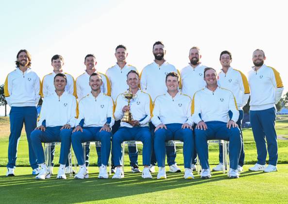 Ryder Cup 2023, Practice and Previews, Golf, Marco Simone Golf & Country Club, Rome, Italy - 26 Sep 2023  Copyright: xGreigxCowie Shutterstockx 14126884b
