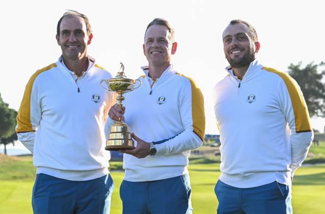 Ryder Cup 2023, Practice and Previews, Golf, Marco Simone Golf & Country Club, Rome, Italy - 26 Sep 2023  Copyright: xGreigxCowie Shutterstockx 14126884e