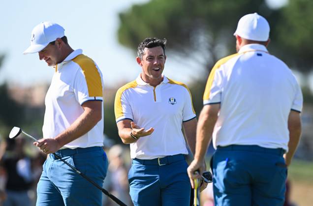 Ryder Cup 2023, Practice and Previews, Golf, Marco Simone Golf & Country Club, Rome, Italy - 26 Sep 2023  Copyright: xGreigxCowie Shutterstockx 14126884h
