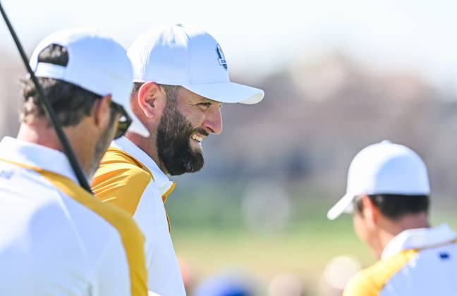 Ryder Cup 2023, Practice and Previews, Golf, Marco Simone Golf & Country Club, Rome, Italy - 26 Sep 2023  Copyright: xGreigxCowie Shutterstockx 14126884w