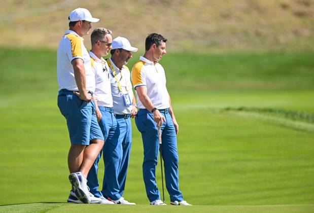 Ryder Cup 2023, Practice and Previews, Golf, Marco Simone Golf & Country Club, Rome, Italy - 26 Sep 2023  Copyright: xGreigxCowie Shutterstockx 14126884aw