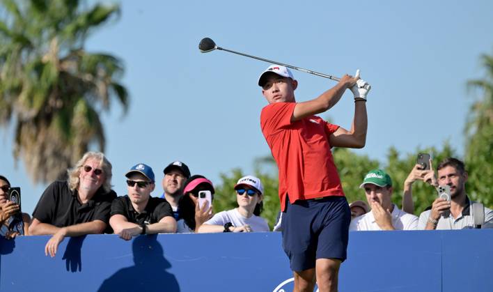 September 26, 2023, ROME, ITALIA: US golfer Collin Morikawa during practice rounds for the 2023 Ryder Cup golf tournament at Marco Simone Golf Club in Guidonia, near Rome, Italy, 26 September 2023. The 44th Ryder Cup matches between the US and Europe will be held in Italy from 29 September to 01 October 2023.ANSA ETTORE FERRARI 2023 Ryder Cup golf tournament  - ZUMAa110 20230926_zaf_a110_053 Copyright: xEttorexFerrarix