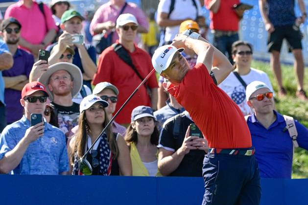 Justin Thomas (USA) during the Ryder Cup 2023 at Marco Simone Golf & Country Club on September 26, 2023 in Rome Italy.  Copyright: xFabrizioxCorradetti IPAxSportx x xx IPA_40570538 IPA_IPA40570538