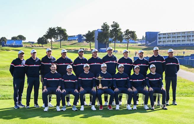 Ryder Cup 2023, Practice and Previews, Golf, Marco Simone Golf & Country Club, Rome, Italy - 28 Sep 2023  Copyright: xGreigxCowie Shutterstockx 14126911d