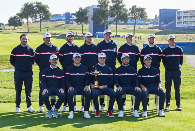 Sport Bilder des Tages Ryder Cup 2023, Practice and Previews, Golf, Marco Simone Golf & Country Club, Rome, Italy - 28 Sep 2023  Copyright: xGreigxCowie Shutterstockx 14126911f