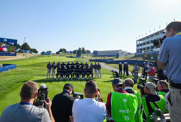 Ryder Cup 2023, Practice and Previews, Golf, Marco Simone Golf & Country Club, Rome, Italy - 28 Sep 2023  Copyright: xGreigxCowie Shutterstockx 14126911l