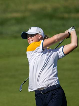 230928 Meja Örtengren of Team Europe competes in round four of the Junior Ryder Cup on September 28, 2023 in Rome Photo Mathias Bergeld BILDBYRAN code MB MB0734 golf ryder cup träning practice training day 1 bbeng junior ryder cup  Copyright: MATHIASxBERGELD BB230928MB058