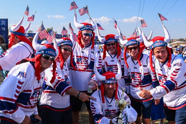 Ryder Cup 2023, Practice and Previews, Golf, Marco Simone Golf & Country Club, Rome, Italy - 28 Sep 2023  Copyright: xGreigxCowie Shutterstockx 14126911at