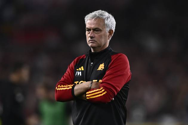 Genoa CFC v AS Roma - Serie A Jose Mourinho, head coach of AS Roma, looks on at the end of the Serie A football match between Genoa CFC and AS Roma. Genoa Italy Copyright: xNicolòxCampox