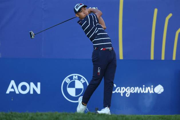 Golf match - Ryder Cup 2023 Rome, Italy 29.09.2023: Rickie Fowler of USA during Foursomes Session at RYDER CUP 2023 at Marco Simone Golf & Country Club di Guidonia Montecelio, Roma Rome Italy  Copyright: xIPAxSport ABACAx BRIPASport20230929_197 IPAxSport ABACAx BRIPASport20230929_197