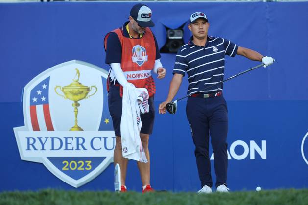 Rome Ryder Cup 2023 - Foursomes Session, 29.09.2023 Rome, Italy 29.09.2023: Rickie Fowler of USA during Foursomes Session at RYDER CUP 2023 at Marco Simone Golf & Country Club di Guidonia Montecelio, Roma Rome italy -  Copyright: xIPAxSport ABACAx BRIPASport20230929_204 IPAxSport ABACAx BRIPASport20230929_204