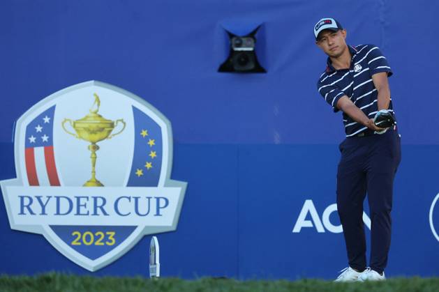 Rome Ryder Cup 2023 - Foursomes Session, 29.09.2023 Rome, Italy 29.09.2023: Rickie Fowler of USA during Foursomes Session at RYDER CUP 2023 at Marco Simone Golf & Country Club di Guidonia Montecelio, Roma Rome italy -  Copyright: xIPAxSport ABACAx BRIPASport20230929_208 IPAxSport ABACAx BRIPASport20230929_208