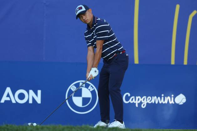 Rome Ryder Cup 2023 - Foursomes Session, 29.09.2023 Rome, Italy 29.09.2023: Rickie Fowler of USA during Foursomes Session at RYDER CUP 2023 at Marco Simone Golf & Country Club di Guidonia Montecelio, Roma Rome italy -  Copyright: xIPAxSport ABACAx BRIPASport20230929_213 IPAxSport ABACAx BRIPASport20230929_213
