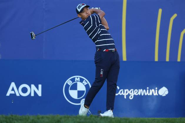 Rome Ryder Cup 2023 - Foursomes Session, 29.09.2023 Rome, Italy 29.09.2023: Rickie Fowler of USA during Foursomes Session at RYDER CUP 2023 at Marco Simone Golf & Country Club di Guidonia Montecelio, Roma Rome italy -  Copyright: xIPAxSport ABACAx BRIPASport20230929_218 IPAxSport ABACAx BRIPASport20230929_218