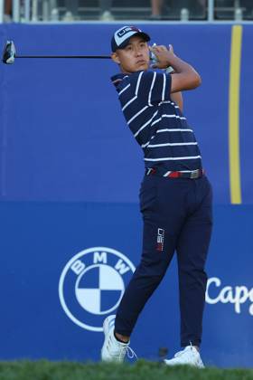 Rome Ryder Cup 2023 - Foursomes Session, 29.09.2023 Rome, Italy 29.09.2023: Rickie Fowler of USA during Foursomes Session at RYDER CUP 2023 at Marco Simone Golf & Country Club di Guidonia Montecelio, Roma Rome italy -  Copyright: xIPAxSport ABACAx BRIPASport20230929_219 IPAxSport ABACAx BRIPASport20230929_219