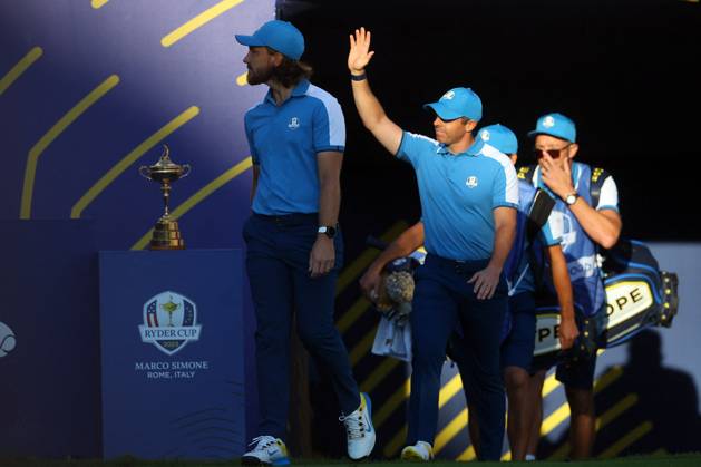 Rome Ryder Cup 2023 - Foursomes Session, 29.09.2023 Rome, Italy 29.09.2023: Rory Mcilroy of Europe during Foursomes Session at RYDER CUP 2023 at Marco Simone Golf & Country Club di Guidonia Montecelio, Roma Rome italy -  Copyright: xIPAxSport ABACAx BRIPASport20230929_256 IPAxSport ABACAx BRIPASport20230929_256