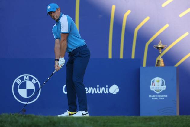 Rome Ryder Cup 2023 - Foursomes Session, 29.09.2023 Rome, Italy 29.09.2023: Rory Mcilroy of Europe during Foursomes Session at RYDER CUP 2023 at Marco Simone Golf & Country Club di Guidonia Montecelio, Roma Rome italy -  Copyright: xIPAxSport ABACAx BRIPASport20230929_284 IPAxSport ABACAx BRIPASport20230929_284