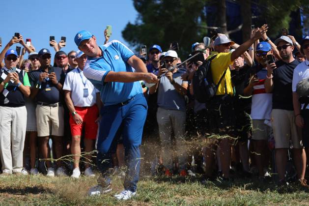 Golf match - Ryder Cup 2023 Rome, Italy 29.09.2023: Sepp Straka of Europe during Foursomes Session at RYDER CUP 2023 at Marco Simone Golf & Country Club di Guidonia Montecelio, Roma Rome Italy  Copyright: xIPAxSport ABACAx BRIPASport20230929_519 IPAxSport ABACAx BRIPASport20230929_519