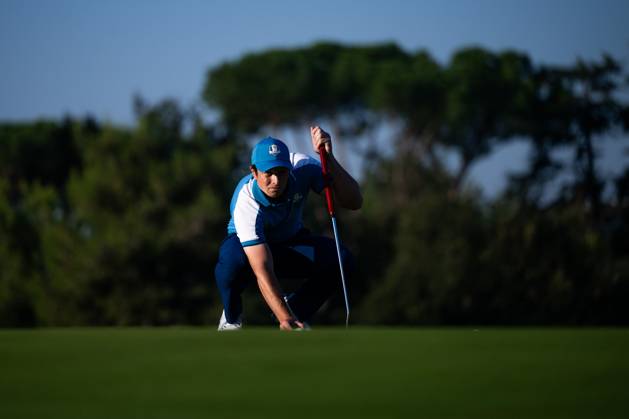 230929 Viktor Hovland of Team Europe in a foursome match during day one of the Ryder Cup on September 29, 2023 in Rome Photo Mathias Bergeld BILDBYRAN kod MB MB0736 golf ryder cup day 1 bbeng round 1  Copyright: MATHIASxBERGELD BB230929MB055