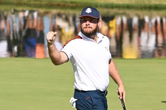 Ryder Cup 2023, Day Two, Morning Foursomes, Golf, Marco Simone Golf & Country Club, Rome, Italy - 30 Sep 2023  Copyright: xGreigxCowie Shutterstockx 14130258cl