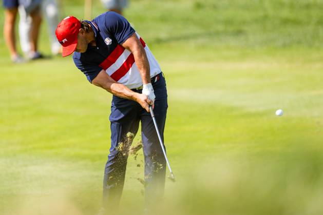 231001 Brooks Koepka of Team USA in a singles match during day three of the Ryder Cup on October 1, 2023 in Rome Photo Mathias Bergeld BILDBYRAN kod MB MB0738 golf ryder cup day 3 bbeng  Copyright: MATHIASxBERGELD BB231001MB014