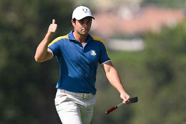 Ryder Cup 2023, Day Three, Singles, Golf, Marco Simone Golf & Country Club, Rome, Italy - 01 Oct 2023  Copyright: xGreigxCowie Shutterstockx 14130264aa