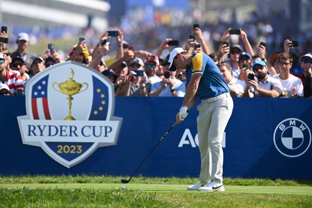 Ryder Cup 2023, Day Three, Singles, Golf, Marco Simone Golf & Country Club, Rome, Italy - 01 Oct 2023  Copyright: xGreigxCowie Shutterstockx 14130264al