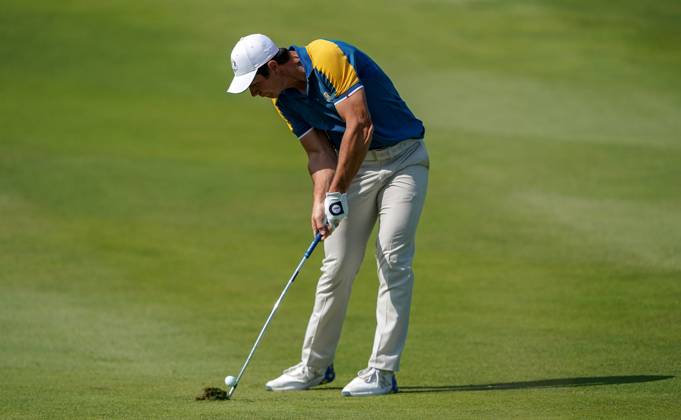 2023 Ryder Cup, Marco Simone Golf and Country Club, Rome, Italy 1 10 2023 Viktor Hovland Viktor Hovland 1 10 2023  Copyright: x INPHO MatteoxCiambellix DSC07136