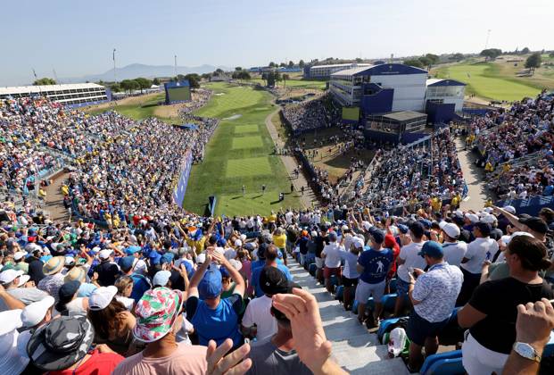 GOLF - Ryder Cup 2023 ROME,ITALY,01.OCT.23 - GOLF - Ryder Cup, Marco Simone Golf and Country Club. Image shows an overview. GEPAxpictures xHansxOberlaender