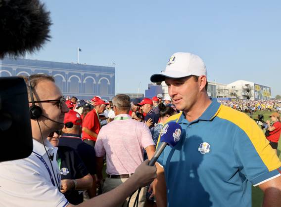 GOLF - Ryder Cup 2023 ROME,ITALY,01.OCT.23 - GOLF - Ryder Cup, Marco Simone Golf and Country Club. Image shows Sepp Straka (AUT EUR). GEPAxpictures xHansxOberlaender