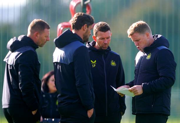 Football, CL, Newcastle United Training