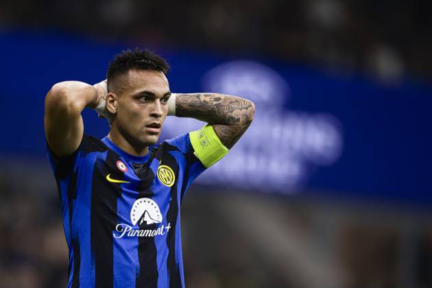 FC Internazionale v SL Benfica - UEFA Champions League Lautaro Martinez of FC Internazionale looks dejected during the UEFA Champions League football match between FC Internazionale and SL Benfica. Milan Italy Copyright: xNicolòxCampox