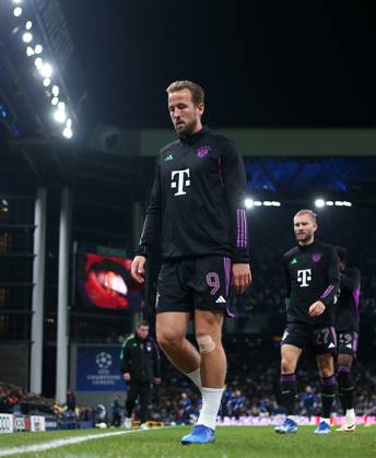 03 10 2023, Football UEFA Champions League 2023 2024, Group stage, Matchday 2, FC Copenhagen FC Bayern Munich, at Parken Stadion Copenhagen Harry Kane Bayern Munich DFL and DFB regulations prohibit any use of photographs as image sequences and or quasi video