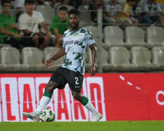 Moreirense FC v Boavista FC - Liga Portugal BETCLIC - 8ª Jornada Fabiano Souza do Moreirense FC durante partida entre Moreirense FC v Boavista FC valida pela Liga Portugal BETCLIC - 8ª Jornada no Estadio Comendador Joaquim de Almeida Freitas, Moreira de Conegos, Portugal (Foto de Pedro Loureiro Avant Sports) Moreira de Conegos Estadio Comendador Joaquim de Almeida Freitas Portugal Copyright: xPedroxLoureiro AvantxSportsx
