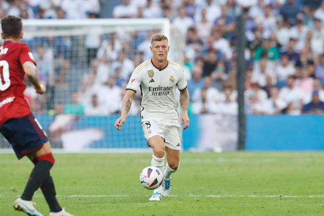 Toni Kroos (Real), OCTOBER 7, 2023 - Football Soccer : Spanish La Liga EA Sports match between Real Madrid CF 4-0 CA Osasuna at the Estadio Santiago Bernabeu in Madrid, Spain. Noxthirdxpartyxsales  (231891470)