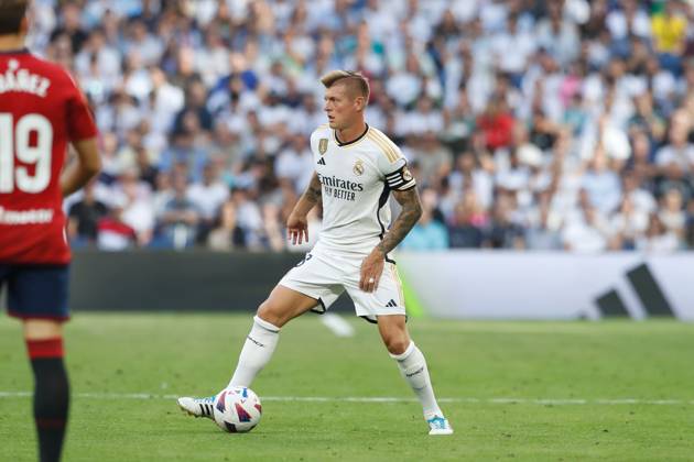 Toni Kroos (Real), OCTOBER 7, 2023 - Football Soccer : Spanish La Liga EA Sports match between Real Madrid CF 4-0 CA Osasuna at the Estadio Santiago Bernabeu in Madrid, Spain. Noxthirdxpartyxsales  (231891476)