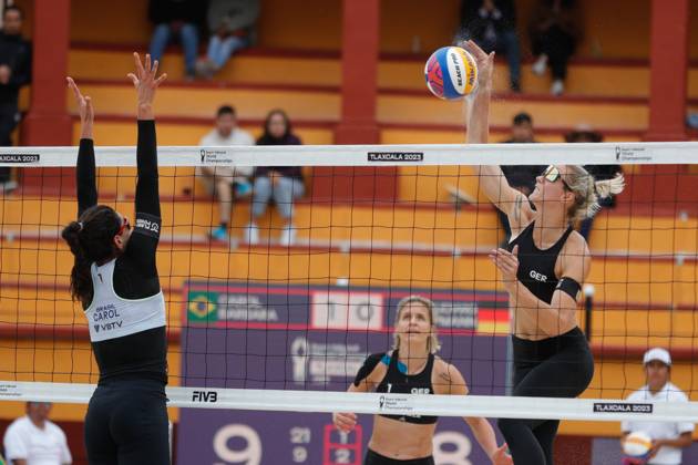 Beach Volleyball, World Cup in Tlaxcala, Women, Germany - Brazil