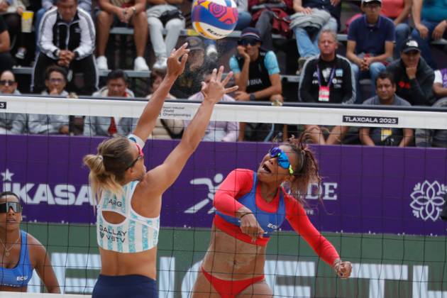 Beach Volleyball, World Championships in Tlaxcala, Women, Ecuador - Argentina