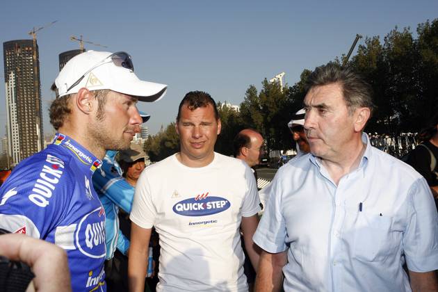 Tour of Qatar 29 01 2007 stage 1 Boonen Tom Merckx Eddy Peeters Wilfried  Copyright: xLucxClaessenx 223785