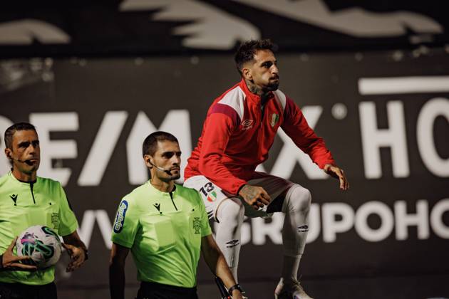Miguel Lopes during Liga Portugal 23 24 game between CF Estrela Amadora and SC Braga at Estadio Jose Gomes, Amadora, Lisbon, Portugal. (Maciej Rogowski) Lisbon Estadio Jose Gomes Portugal Copyright: xMaciejxRogowskix estrela-braga-28-09-2023-018